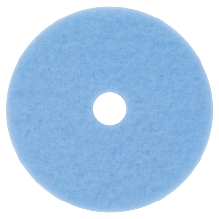 3M Hi-Performance Burnish Pad 3050, 20" Diameter, Sky Blue, PK5 3050